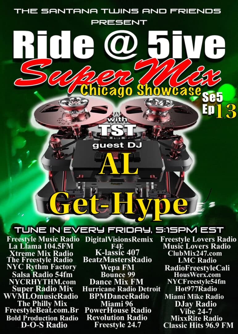 Ride @ 5ive Super Mix Se5 Ep13 featuring Al Get Hype