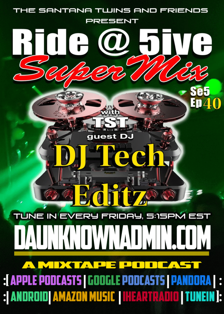 Ride @ 5ive with DJ Tech Editz